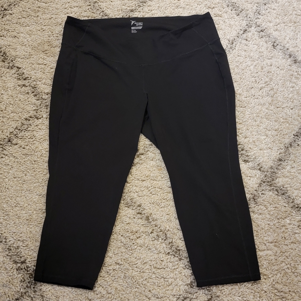 Old Navy Active Compression Workout Legging, capri length, size XXL